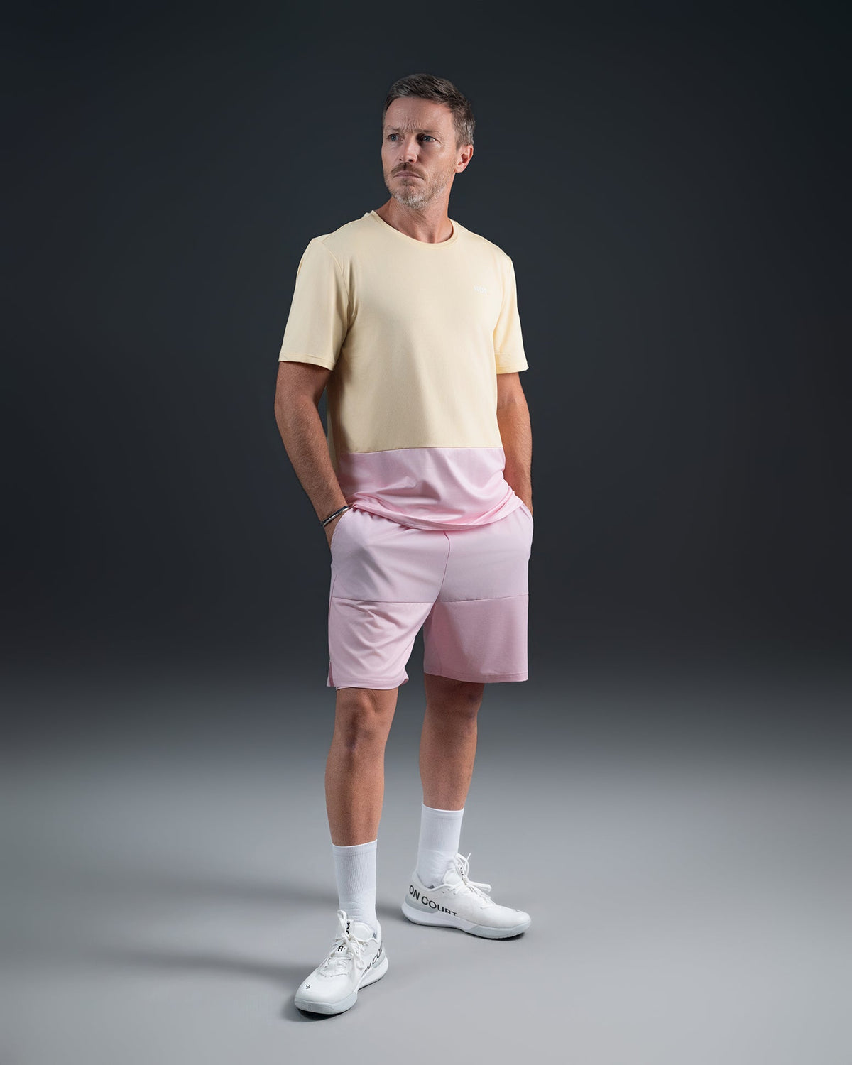 T-shirt padel Ice-cream - léger - antitranspirant - microfibre absorbante HOP.