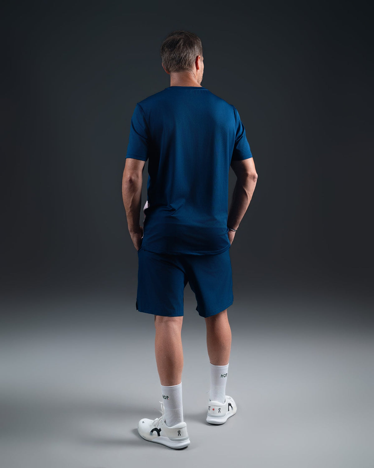 Short Padel Sky -  léger - microfibre absorbante - poches porte-balles HOP.