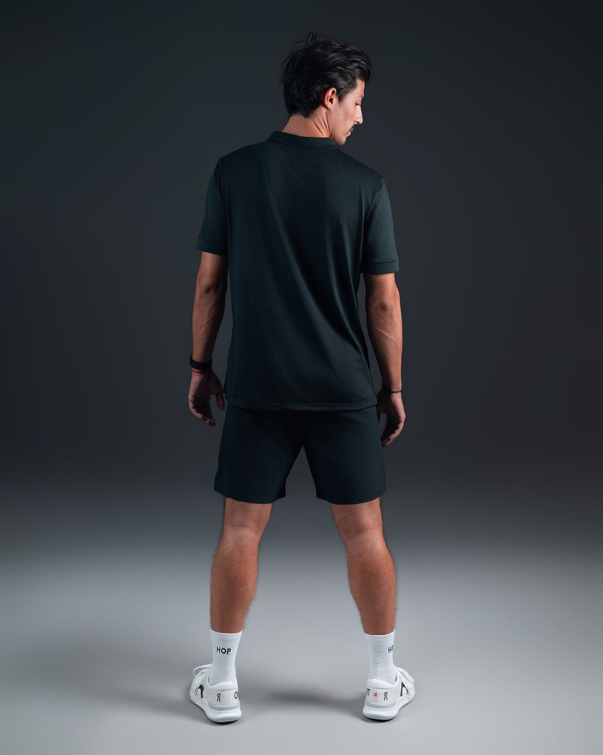 Polo padel Shadow - zippé - antitranspirant - microfibre absorbante HOP.