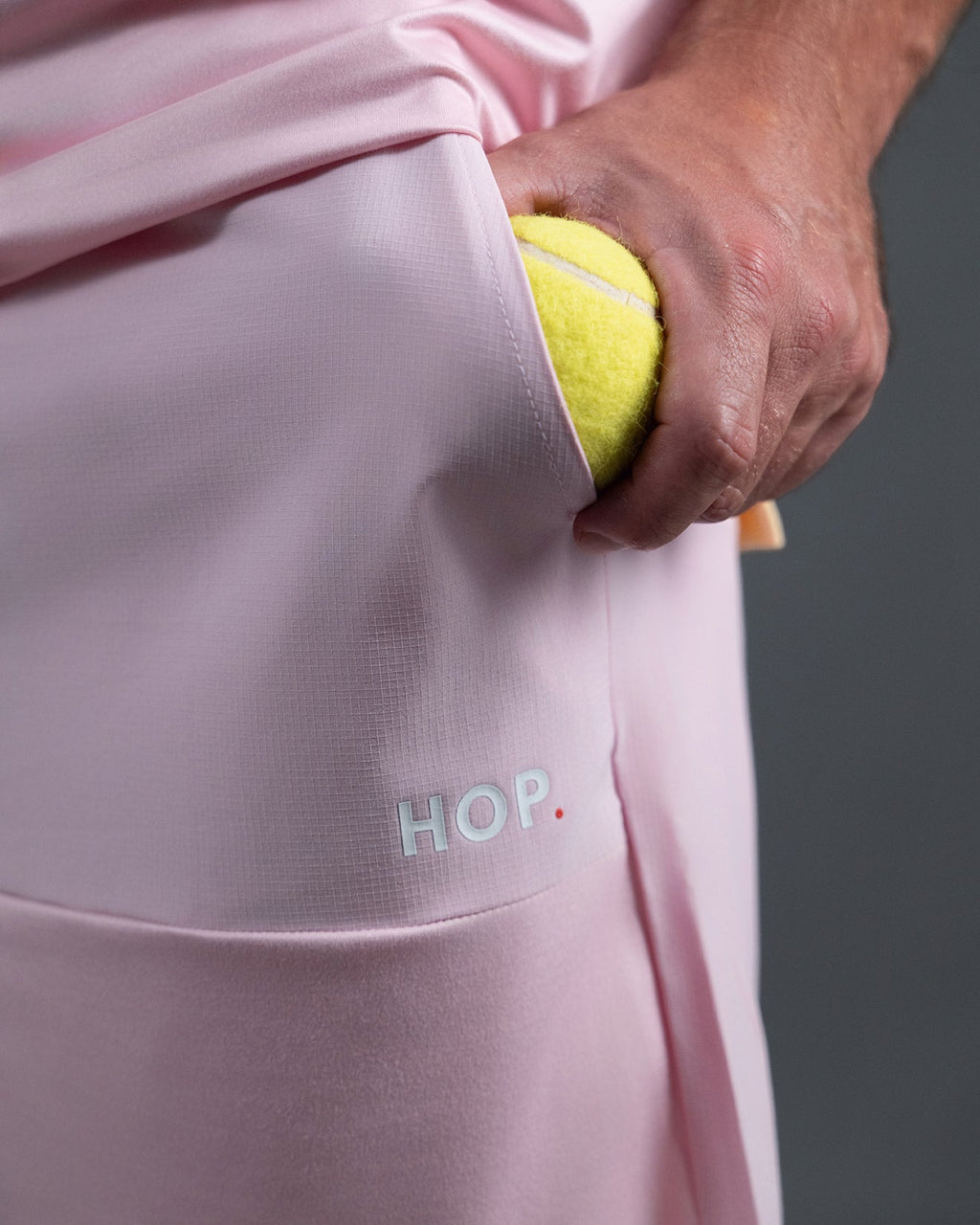 Short Padel Candy - léger - microfibre absorbante - poches porte-balles - cuissard de compression HOP.