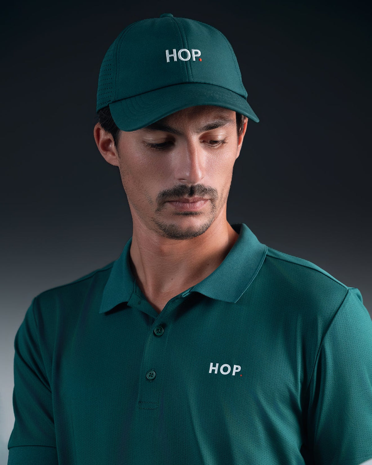 Casquette Padel Green Forest - légère - aérée - sport & lifestyle HOP.