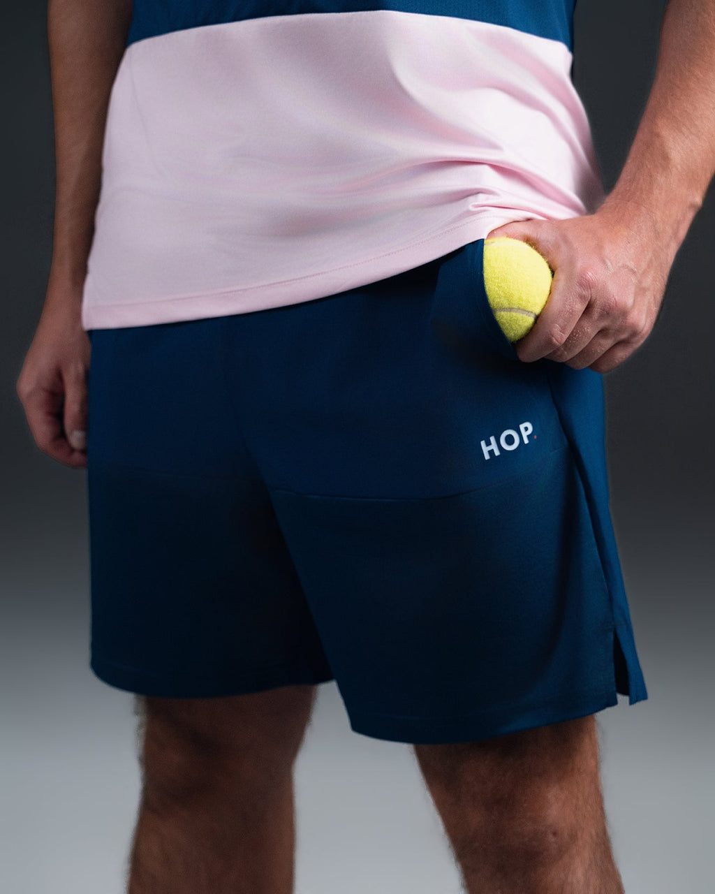 Short Padel Sky -  léger - microfibre absorbante - poches porte-balles HOP.