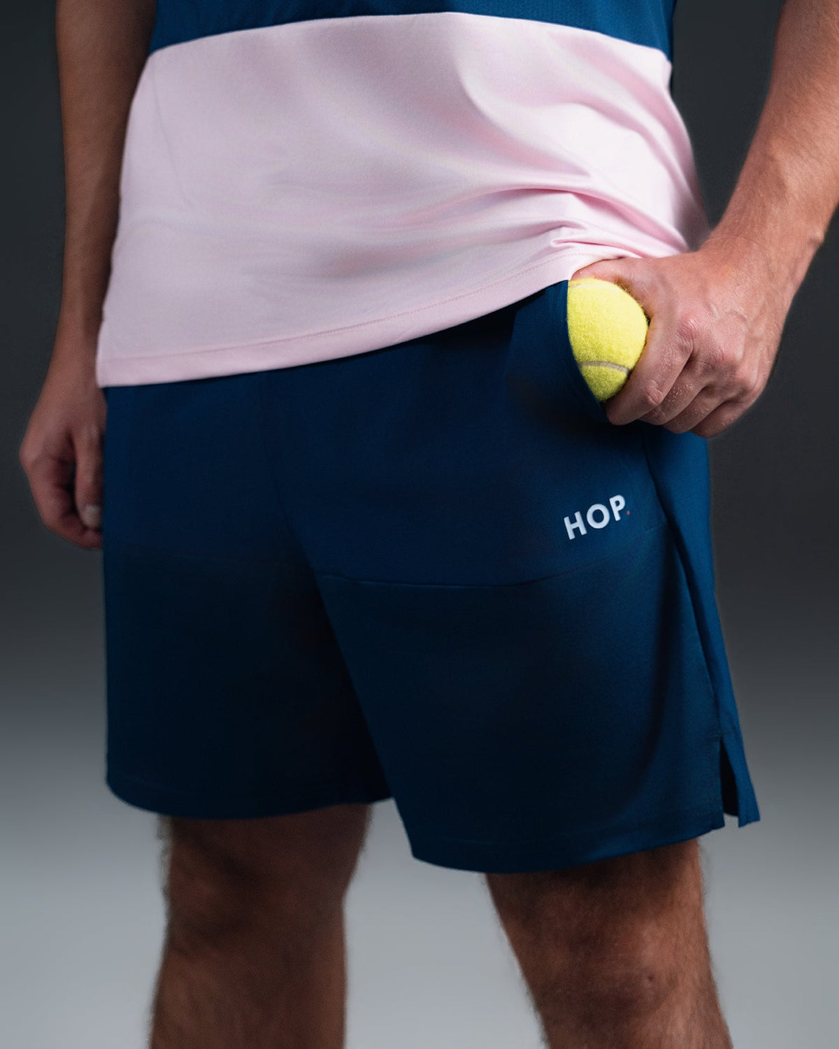 Short Padel Sky -  léger - microfibre absorbante - poches porte-balles HOP.