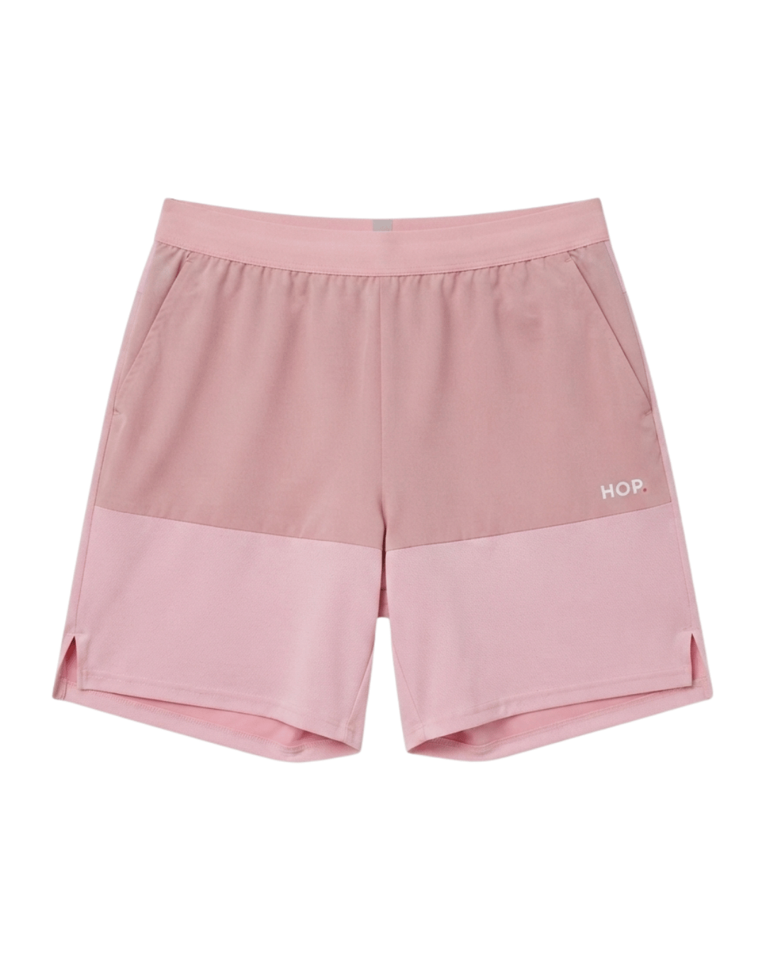 Short Padel Rosa - léger - microfibre absorbante - poches porte-balles HOP.
