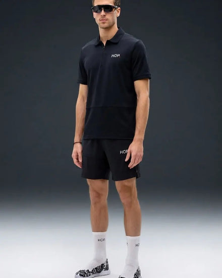Polo padel Shadow - zippé - antitranspirant - microfibre absorbante